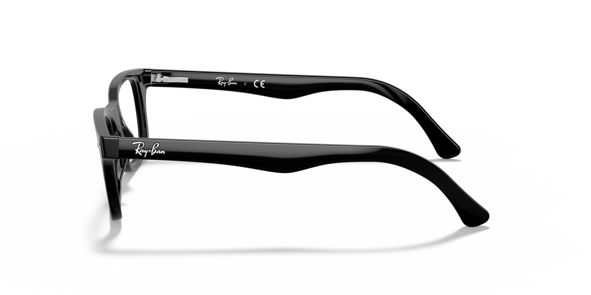 RB5228 Schwarz AcetatEyeglass Frames von B24, Seitenansicht
