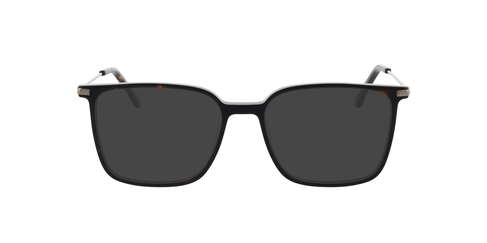 Barney Silver  &  Havana AcetatEyeglass Frames von B24, mit getönten Gläsern