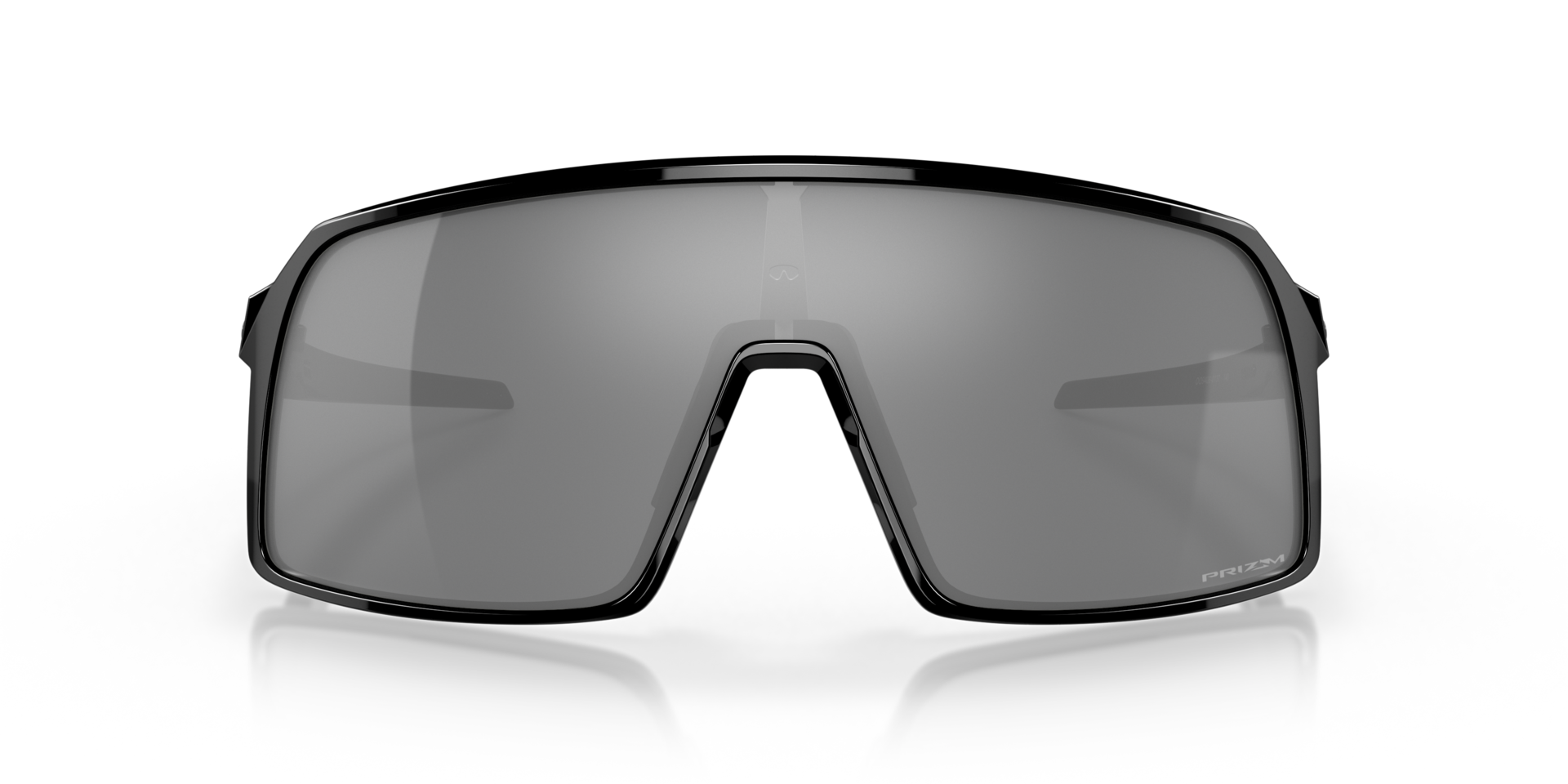 Sutro Glanzend zwart KunststofSunglass Frames van B24, Vooraanzicht