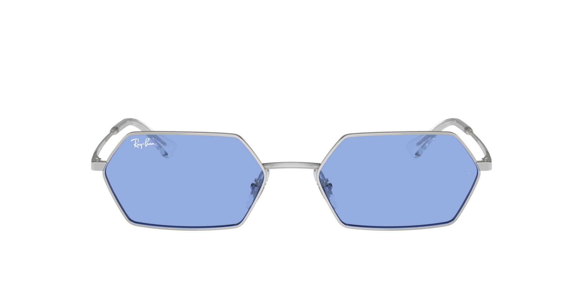 Yevi Bio-Based Silber MetallSunglass Frames von B24, mit getönten Gläsern
