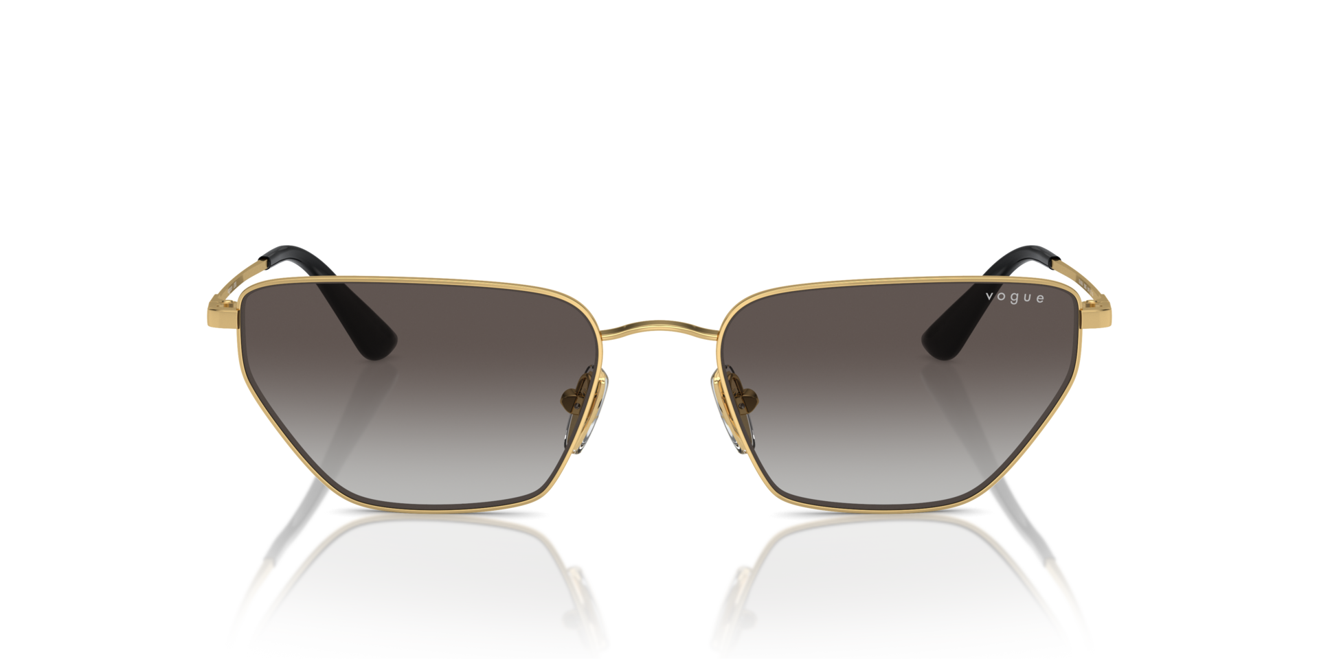 VO4316S Goud MetaalSunglass Frames van B24, Vooraanzicht