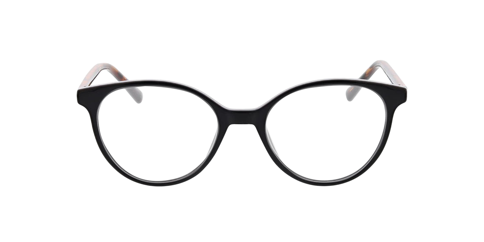 Amelie Schwarz KunststoffEyeglass Frames von B24, Vorderansicht