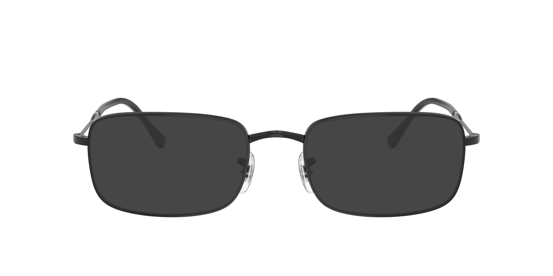RB3746V Schwarz MetallEyeglass Frames von B24, mit getönten Gläsern