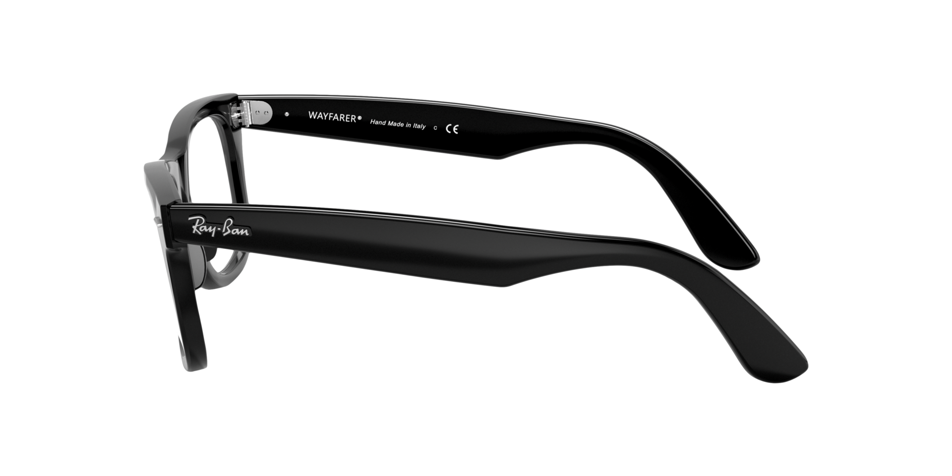 RB4340V Schwarz KunststoffEyeglass Frames von B24, Seitenansicht