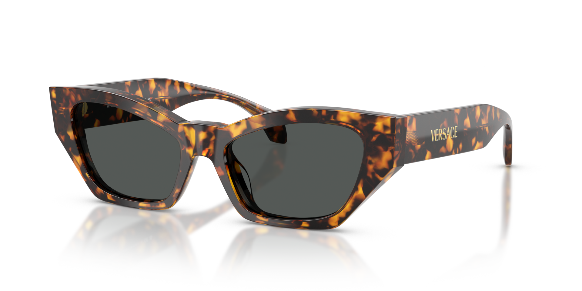 VE4488U Havana Tortoise AcetatSunglass Frames von B24, Dreiviertelansicht