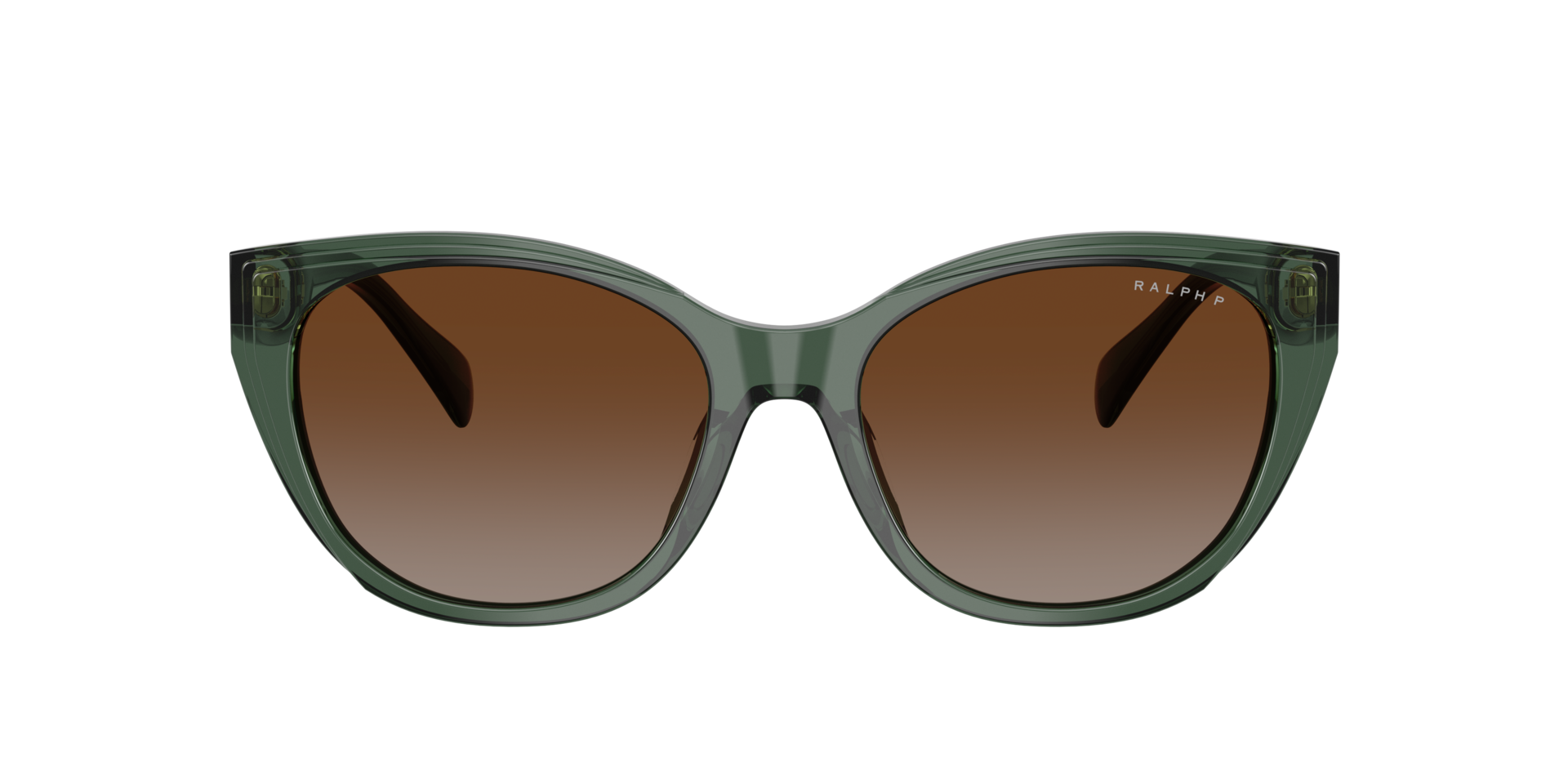 RA5324U Shiny Transparent Green AcetaatSunglass Frames van B24, met getinte lenzen