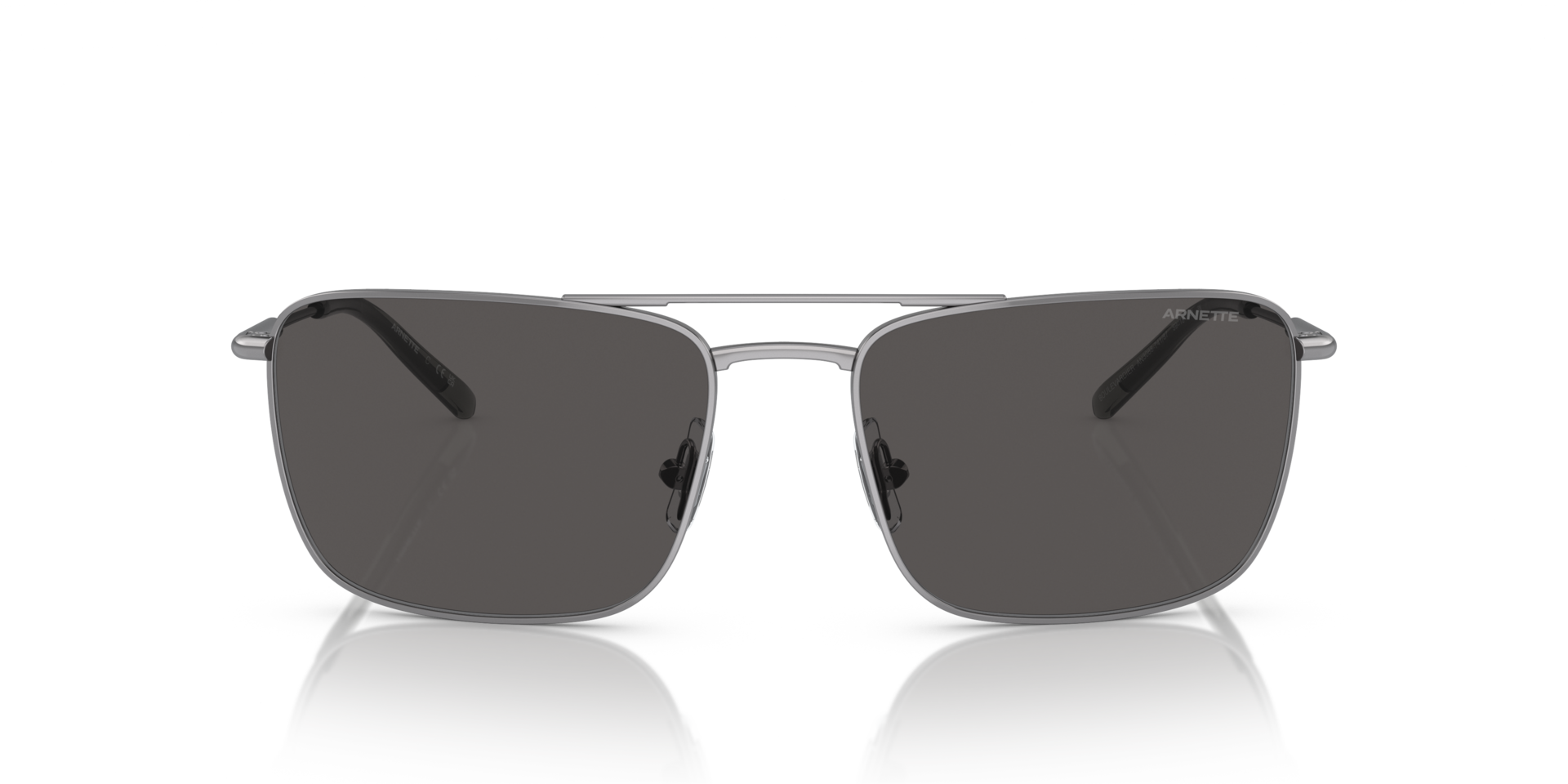 AN3088 Staalgrijs MetaalSunglass Frames van B24, Vooraanzicht