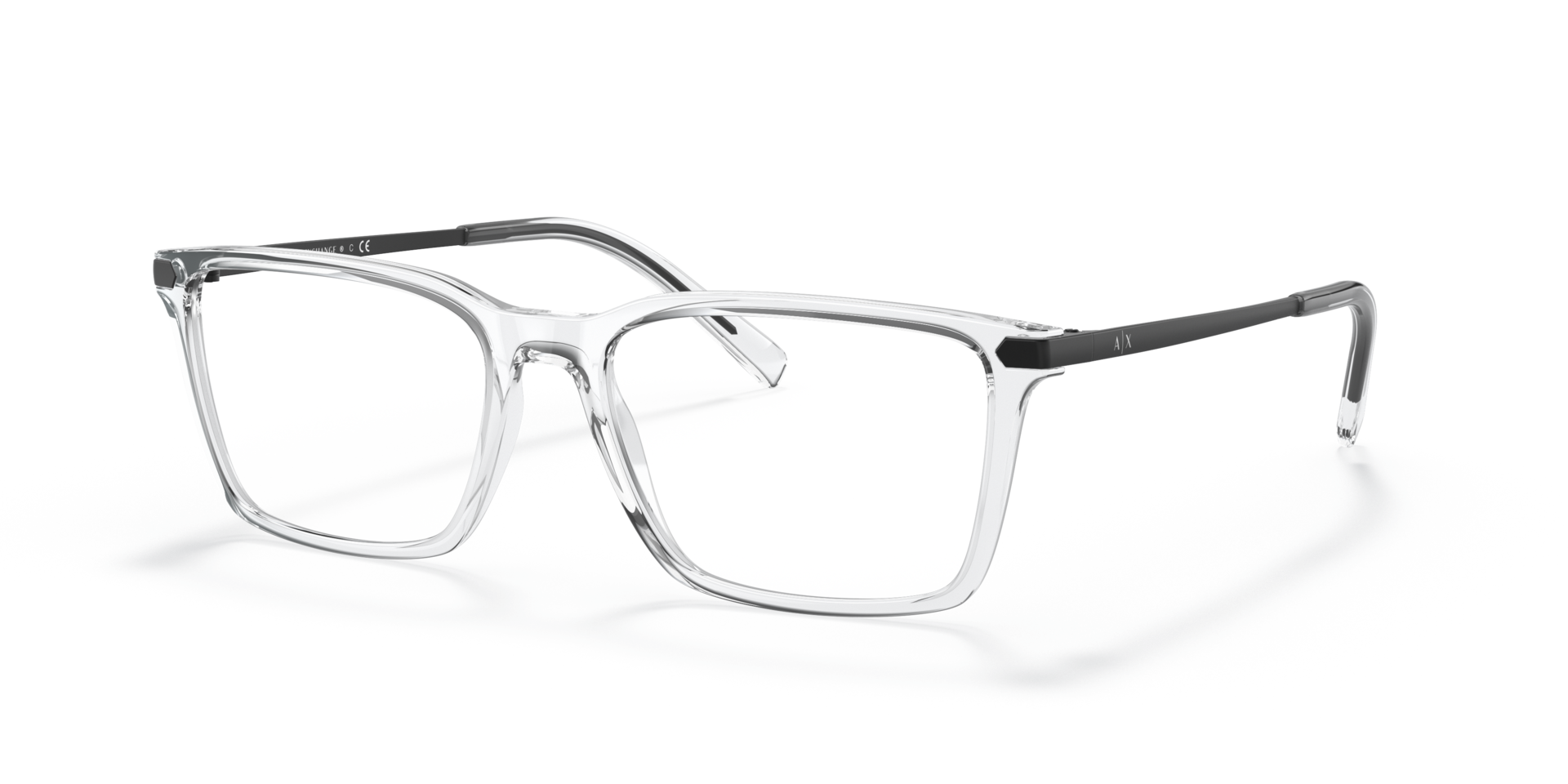 AX3077 Kristall KunststoffEyeglass Frames von B24, Dreiviertelansicht