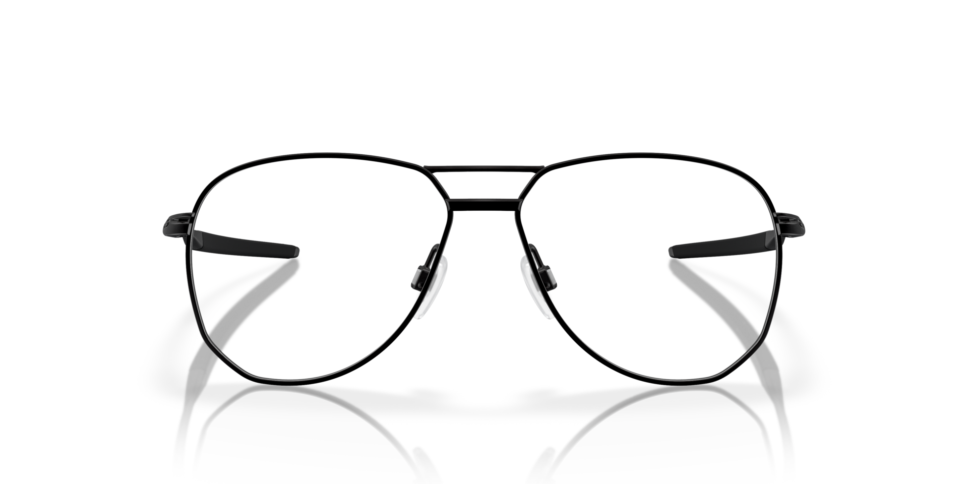 Contrail TI Schwarz satiniert TitanEyeglass Frames von B24, Vorderansicht