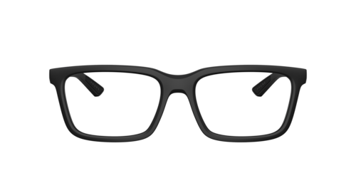 Prada Linea Rossa - PS 02SV, Herren, Matt Schwarz/Matte Black/Metal Grey, Größe: Large