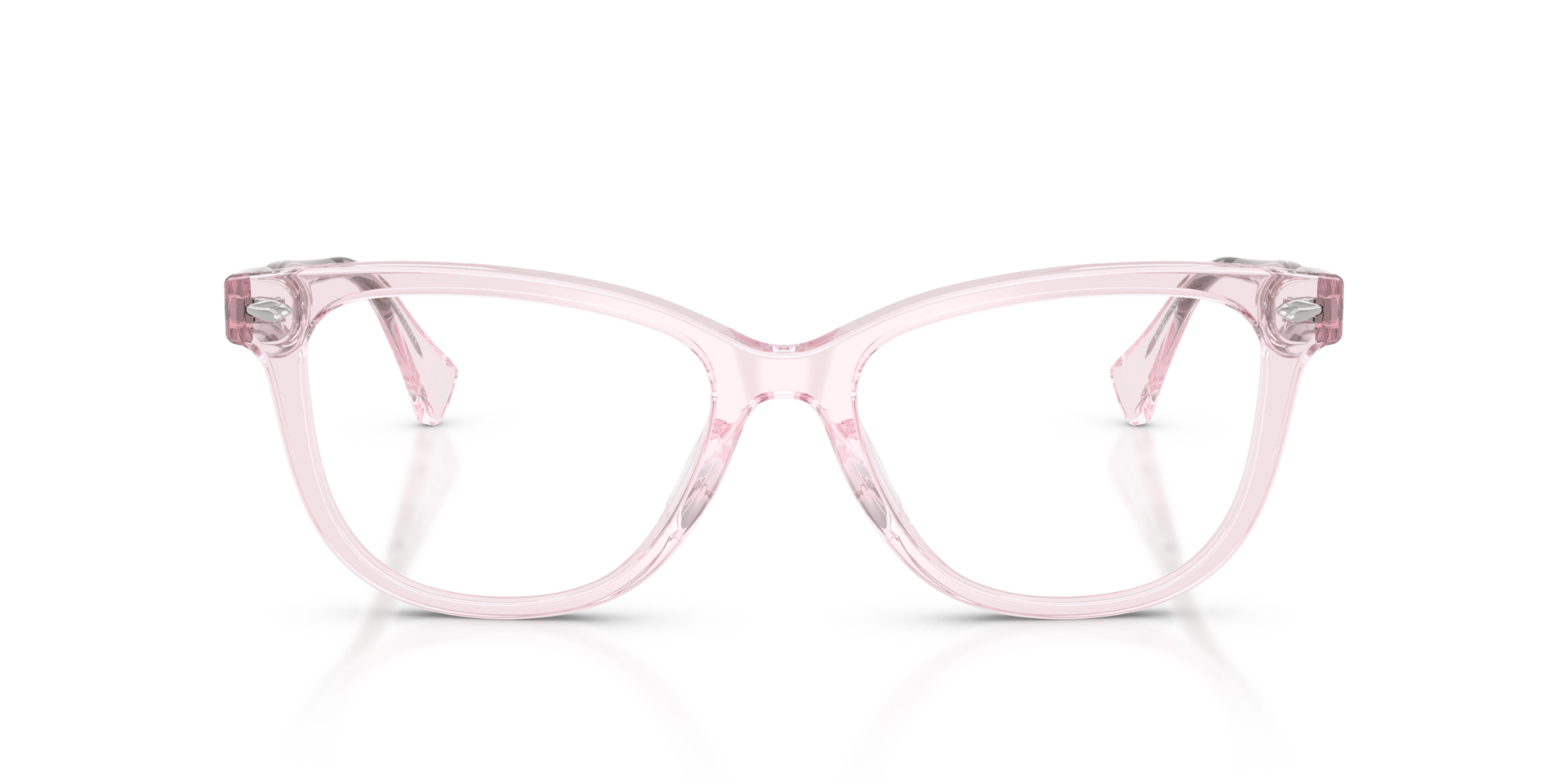 RA7189U Rose Transparent AcetaatEyeglass Frames van B24, Vooraanzicht