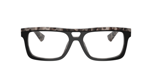 Dolce&Gabbana - DG3431, Herren, Black On Grey Havana/Top Brown/Pearl Gold & Brown, Größe: Durchschnittlich