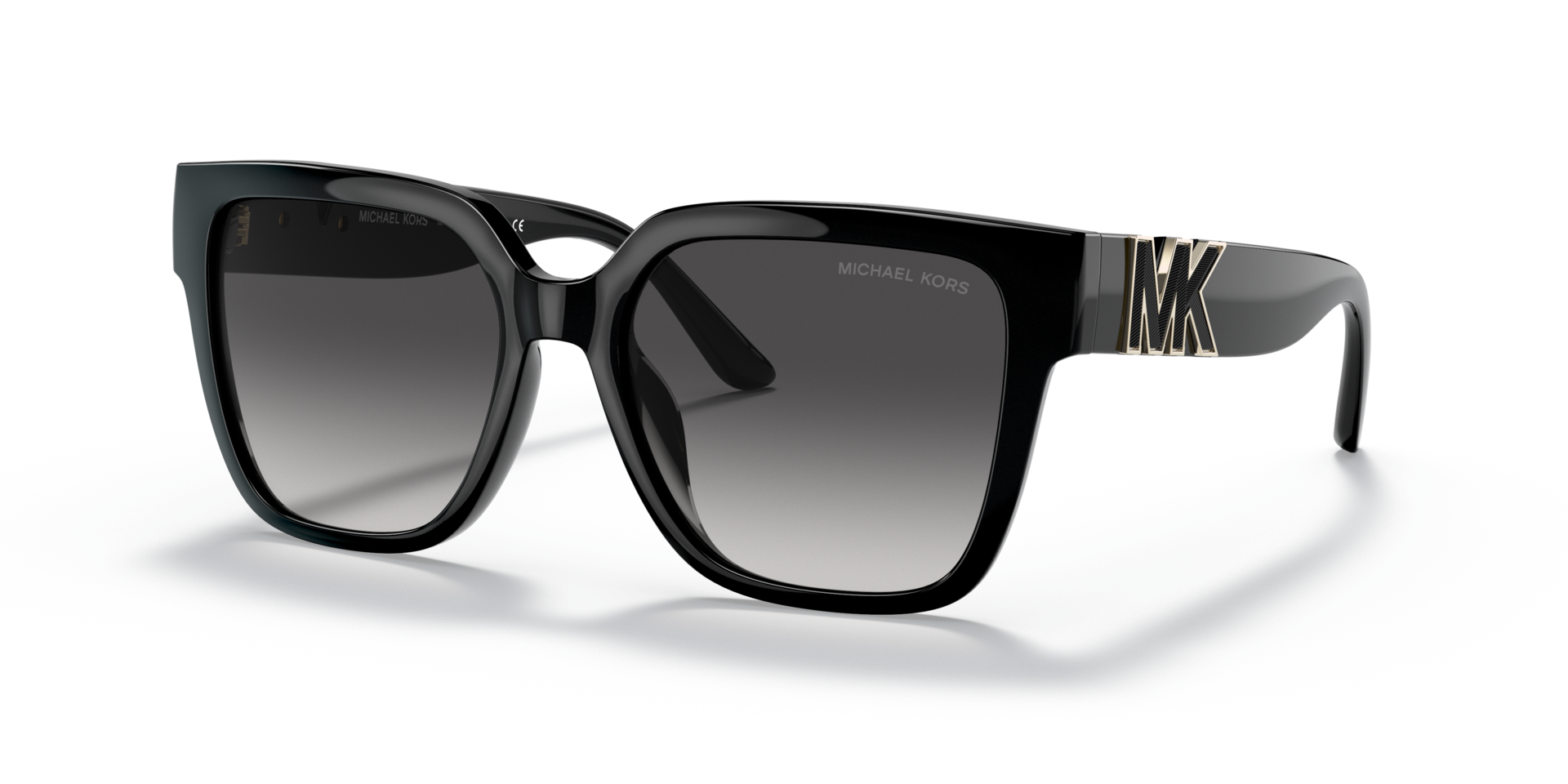 MK2170U Zwart KunststofSunglass Frames van B24, Hoekweergave
