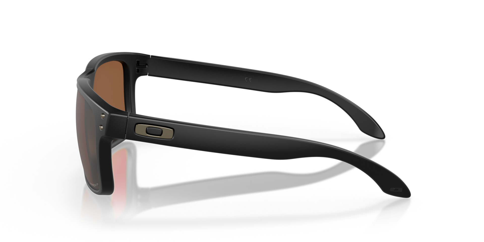 Holbrook™ Matzwart KunststofSunglass Frames van B24, Zijaanzicht