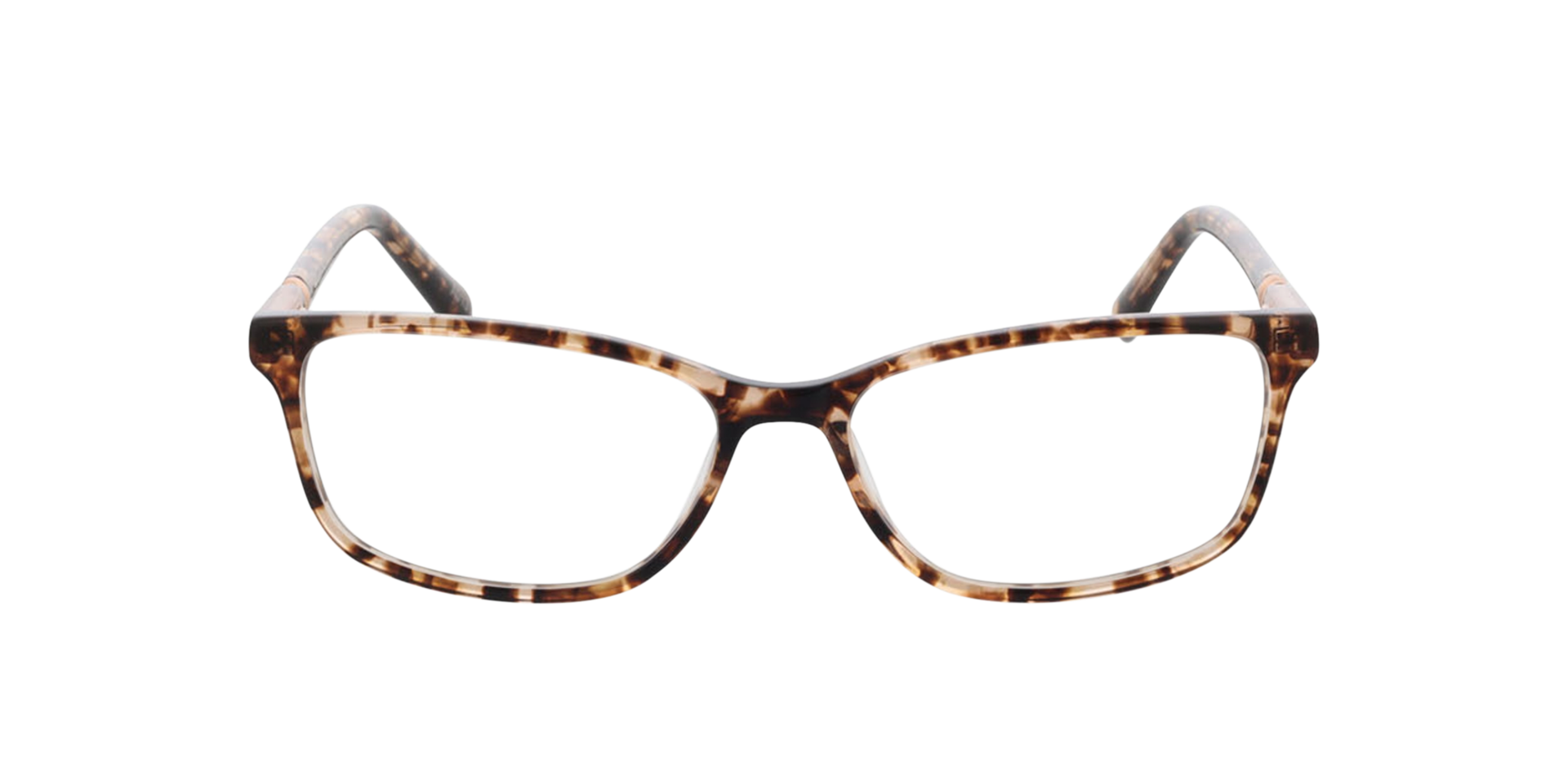 Zamora Nude Havana  &  melkachtig nude AcetaatEyeglass Frames van B24, Vooraanzicht
