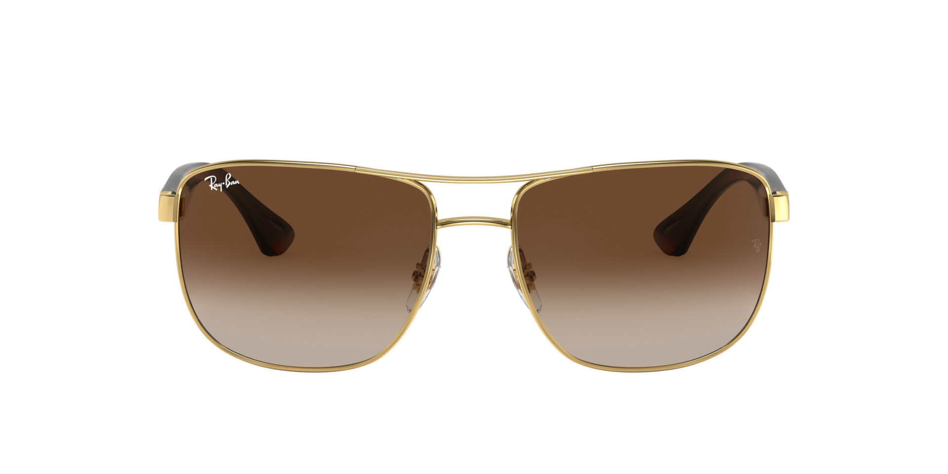RB3533 Arista goud MetaalSunglass Frames van B24, met getinte lenzen