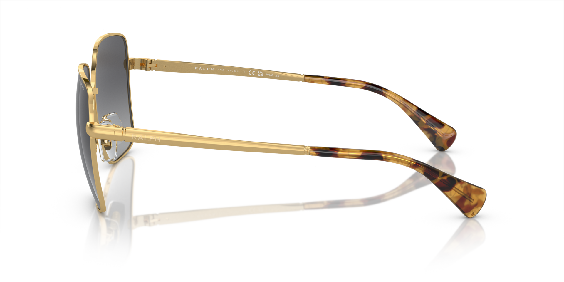 RA4142 Glänzendes Gold MetallSunglass Frames von B24, Seitenansicht