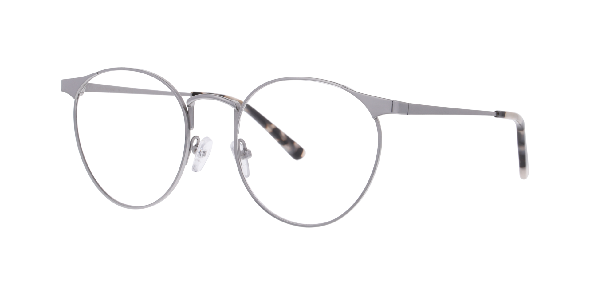 Mythos Silber TitanEyeglass Frames von B24, Dreiviertelansicht