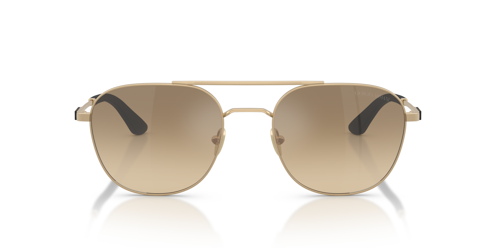 AR6178 Mat lichtgoud MetaalSunglass Frames van B24, Vooraanzicht