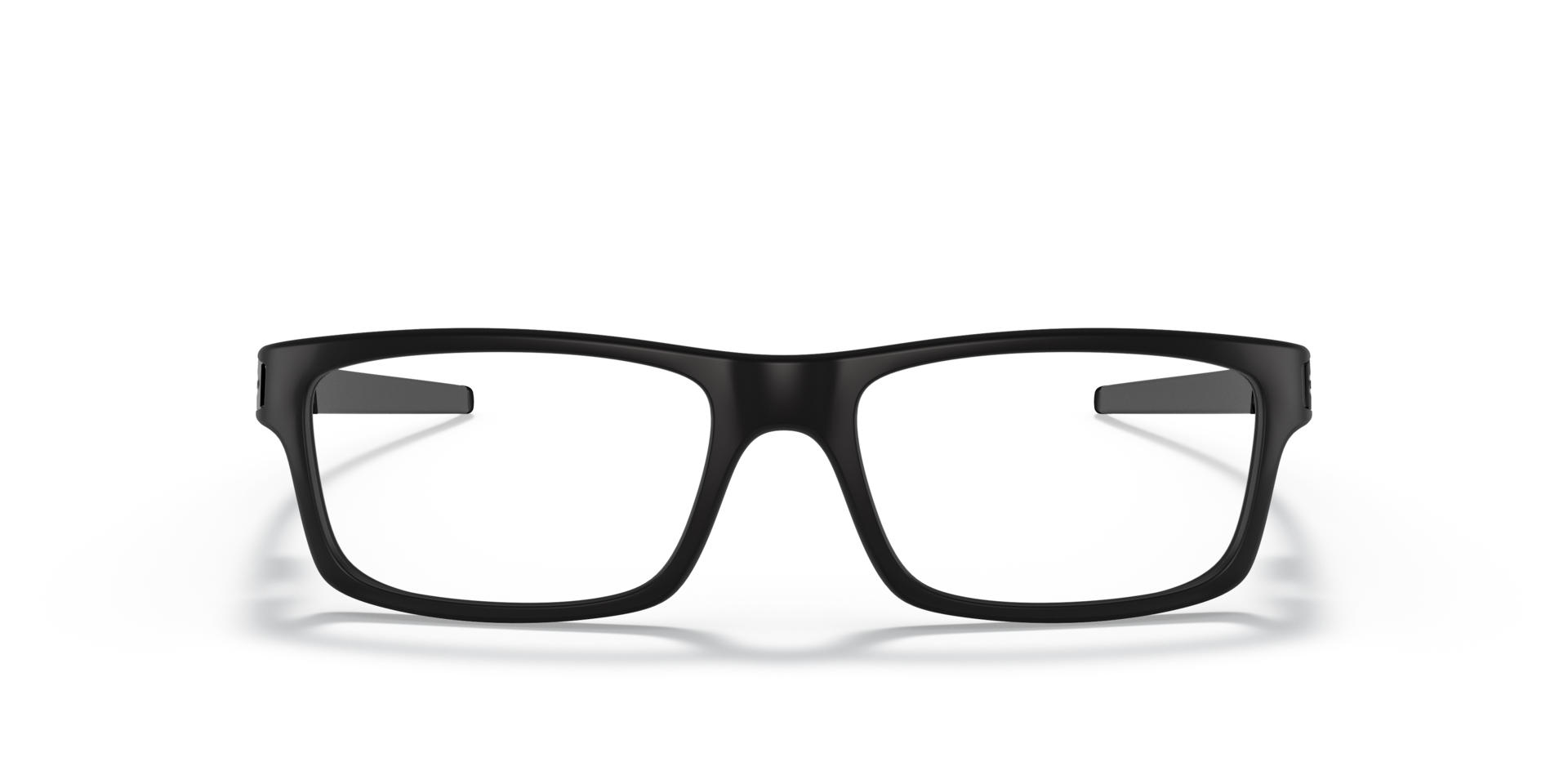 Currency™ Satijnglans zwart KunststofEyeglass Frames van B24, Vooraanzicht