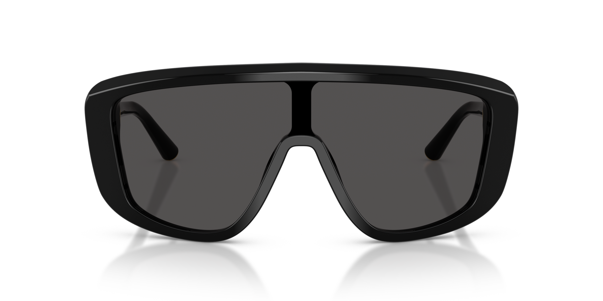DG4520 Zwart AcetaatSunglass Frames van B24, Vooraanzicht