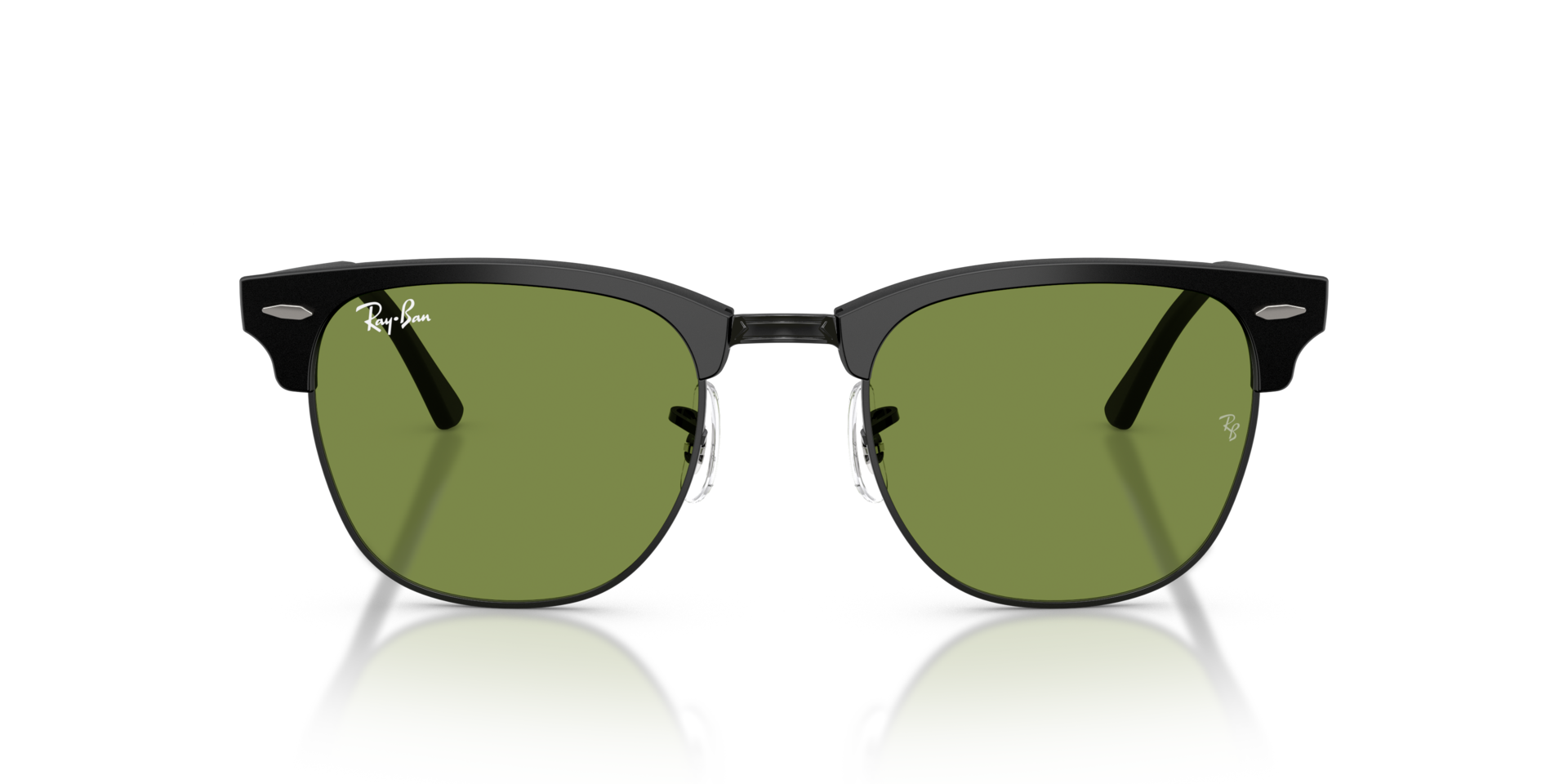 RB3016 Matte Black On Black AcetatSunglass Frames von B24, Vorderansicht