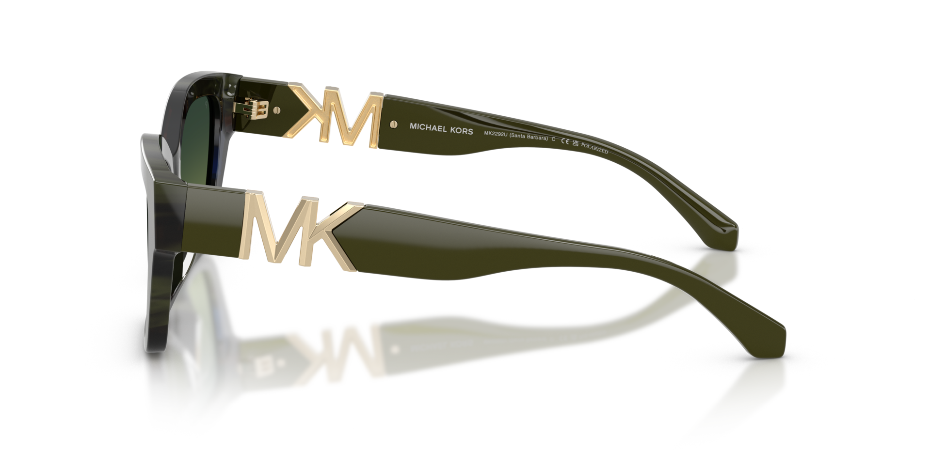 MK2292U Olive Camo Tortoise AcetatSunglass Frames von B24, Seitenansicht