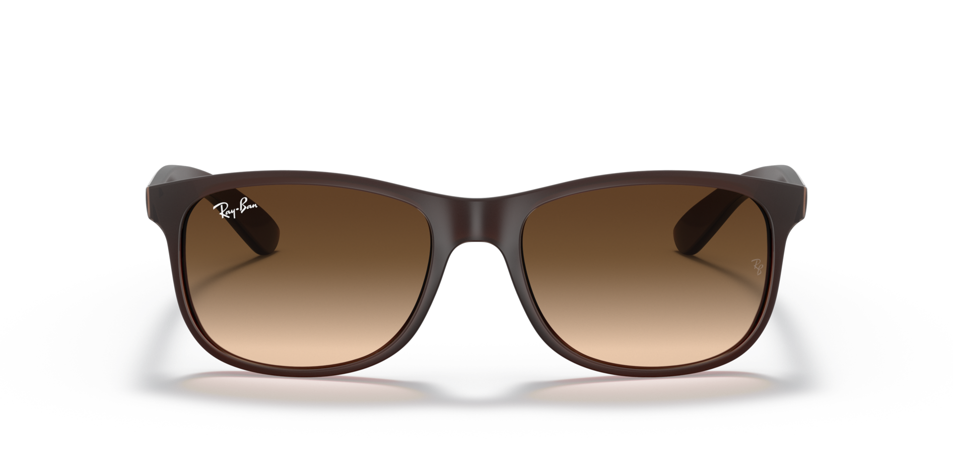 RB4202 Bruin KunststofSunglass Frames van B24, Vooraanzicht