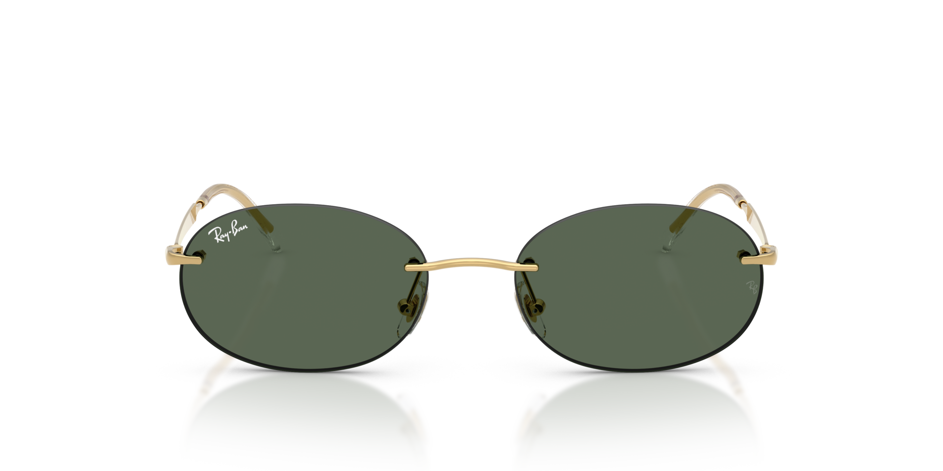 RB3767 Arista Gold MetallSunglass Frames von B24, Vorderansicht