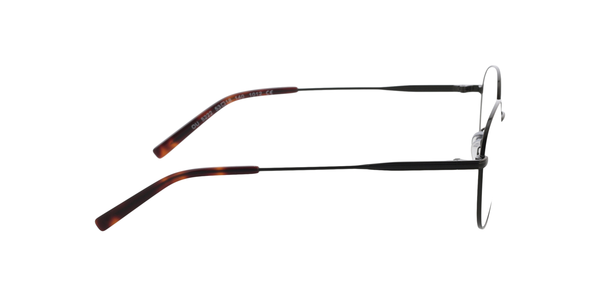Julia Donkergroen  &  Havana MetaalEyeglass Frames van B24, Zijaanzicht