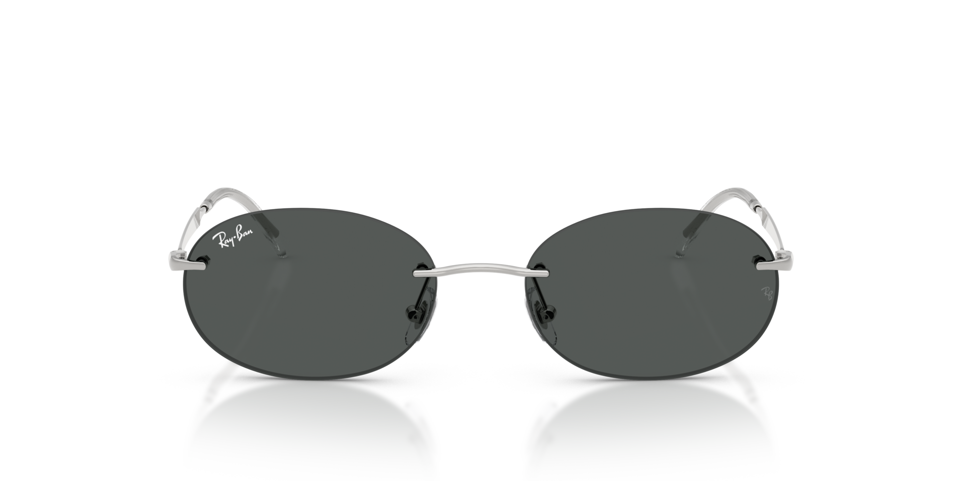 RB3767 Zilver MetaalSunglass Frames van B24, Vooraanzicht