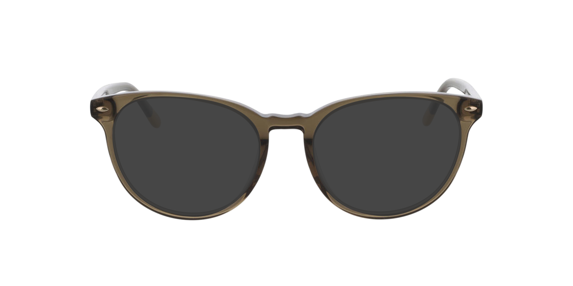 London Crystal Khaki  &  Yellow Tip AcetatEyeglass Frames von B24, mit getönten Gläsern
