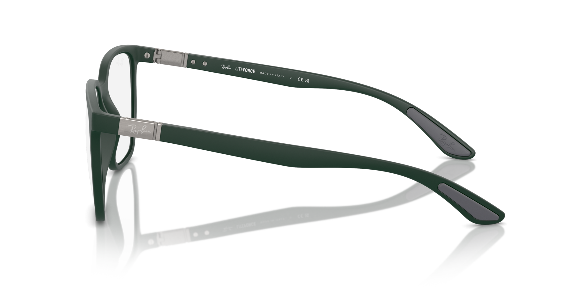 RB7235 Sand Green KunststofEyeglass Frames van B24, Zijaanzicht