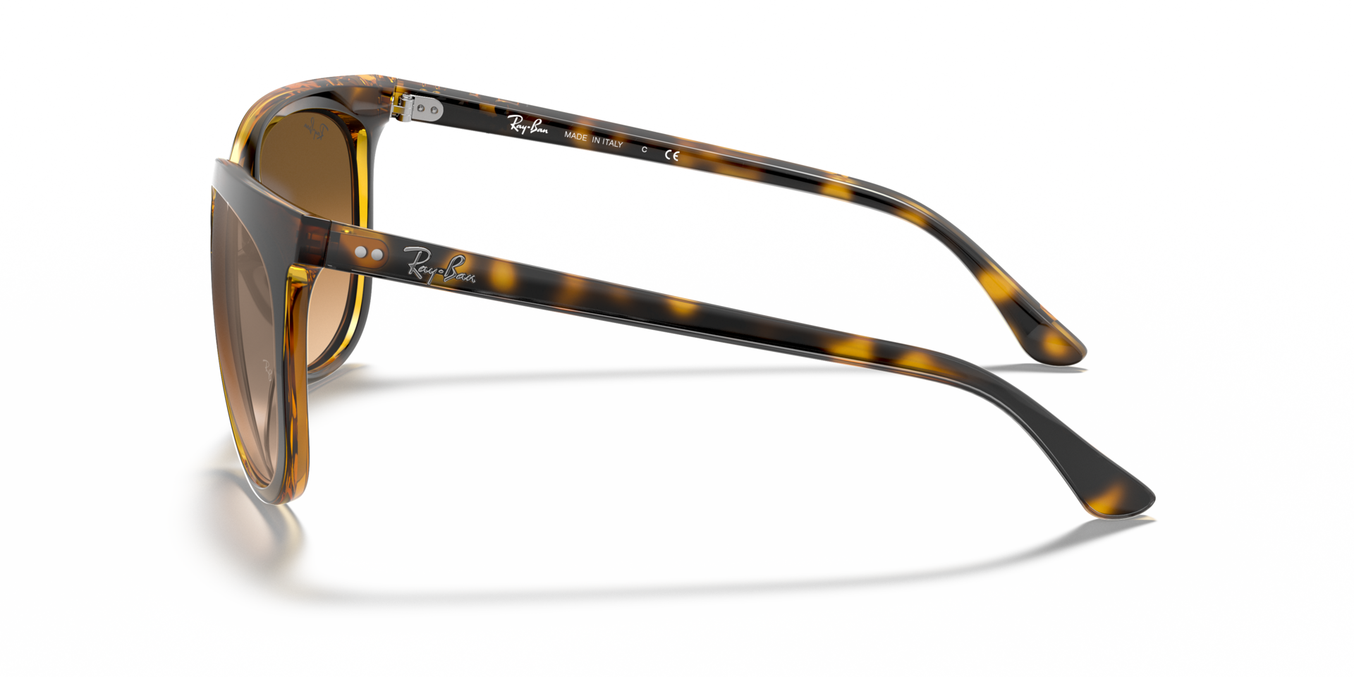 RB4126 Hellhavana KunststoffSunglass Frames von B24, Seitenansicht