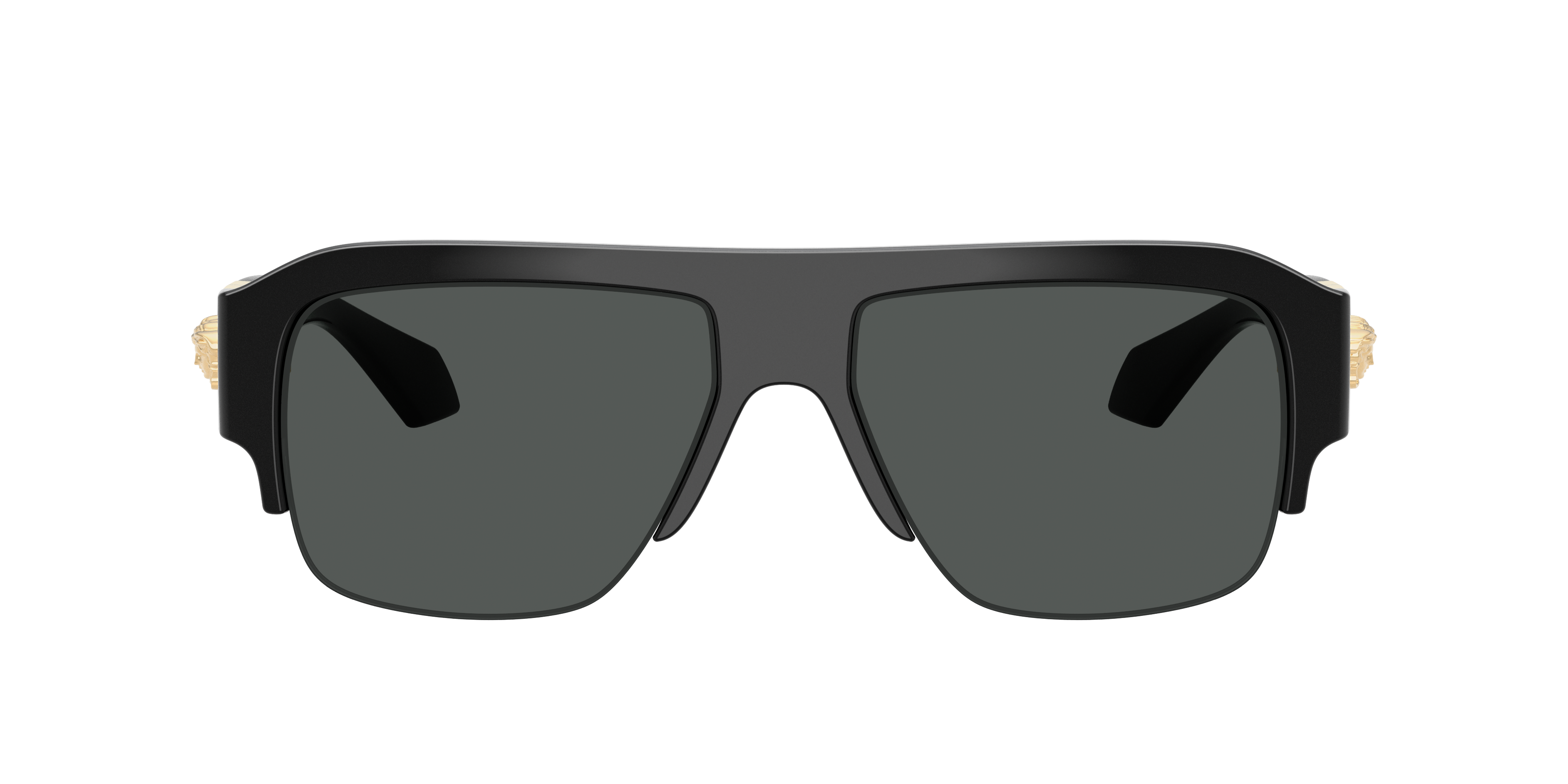 Versace Herren Schwarz Ve4525u Gb1/87 Sonnenbrillen Injiziert Grau Pilot Normal - Bild 4