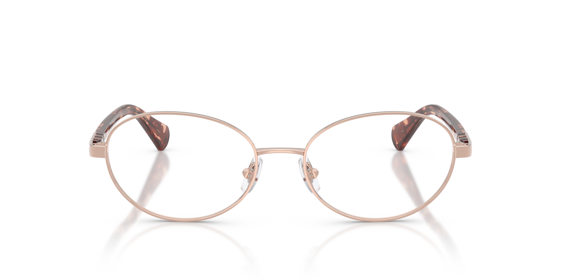 RA6066 Rosegold MetaalEyeglass Frames van B24, Vooraanzicht