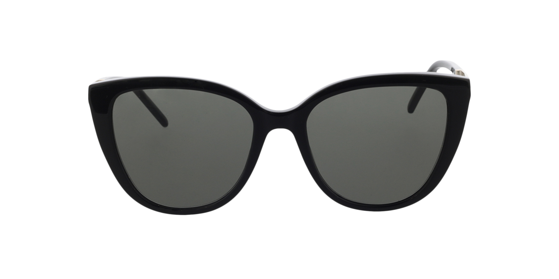 SL M70-002 Zwart AcetaatSunglass Frames van B24, Vooraanzicht