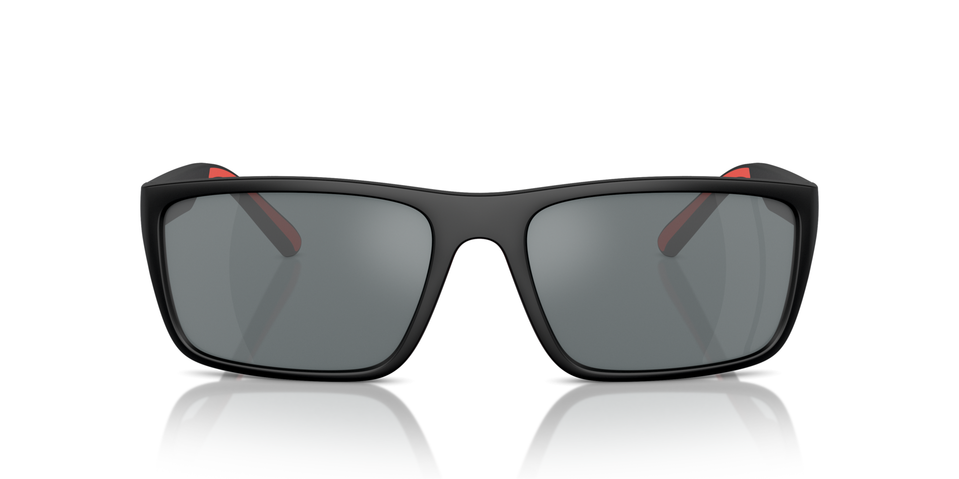 FZ6003U Zwartmat KunststofSunglass Frames van B24, Vooraanzicht