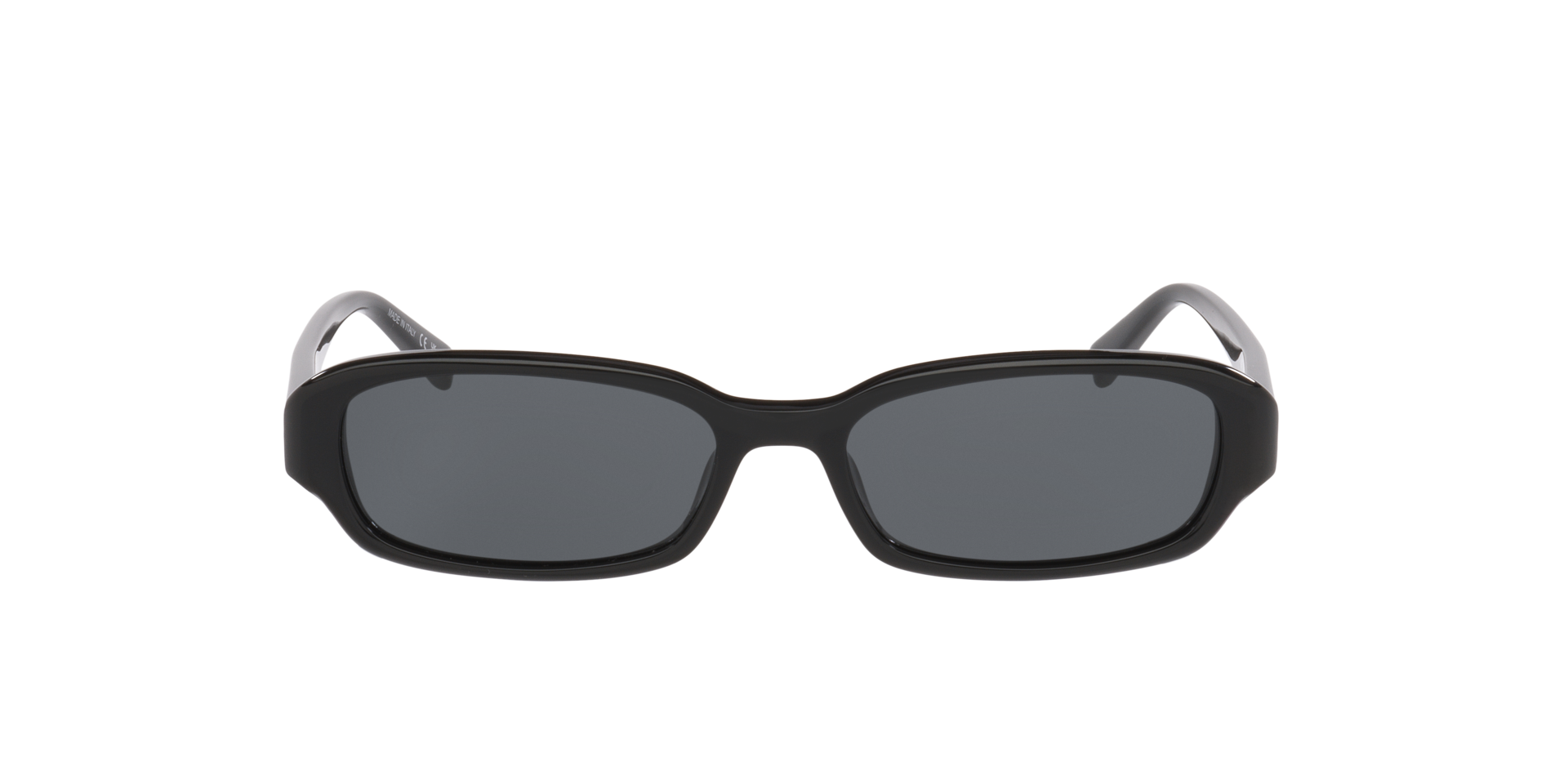 Sl 872 Erin Zwart AcetaatSunglass Frames van B24, met getinte lenzen