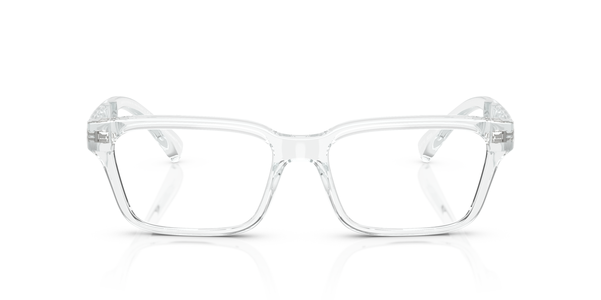 AX3116 Glanzend Kristal KunststofEyeglass Frames van B24, Vooraanzicht