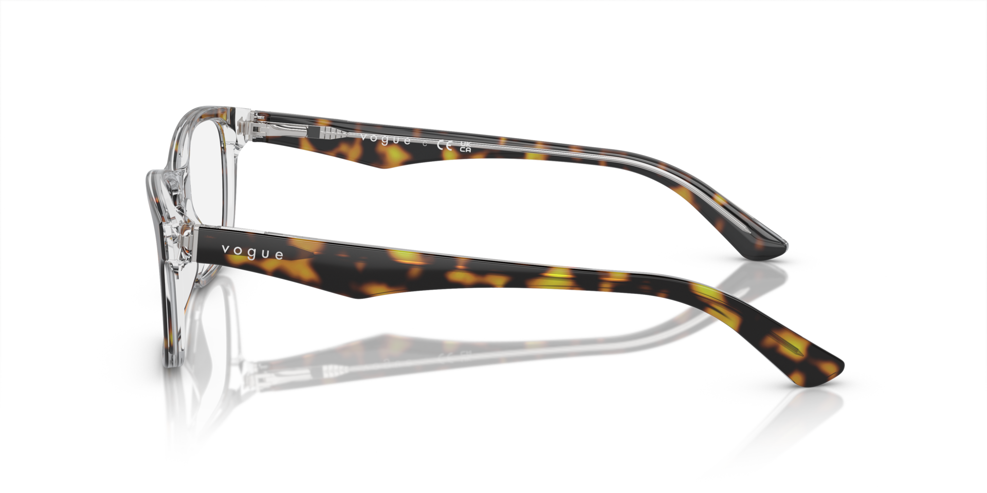 VO2787 Havana AcetatEyeglass Frames von B24, Seitenansicht