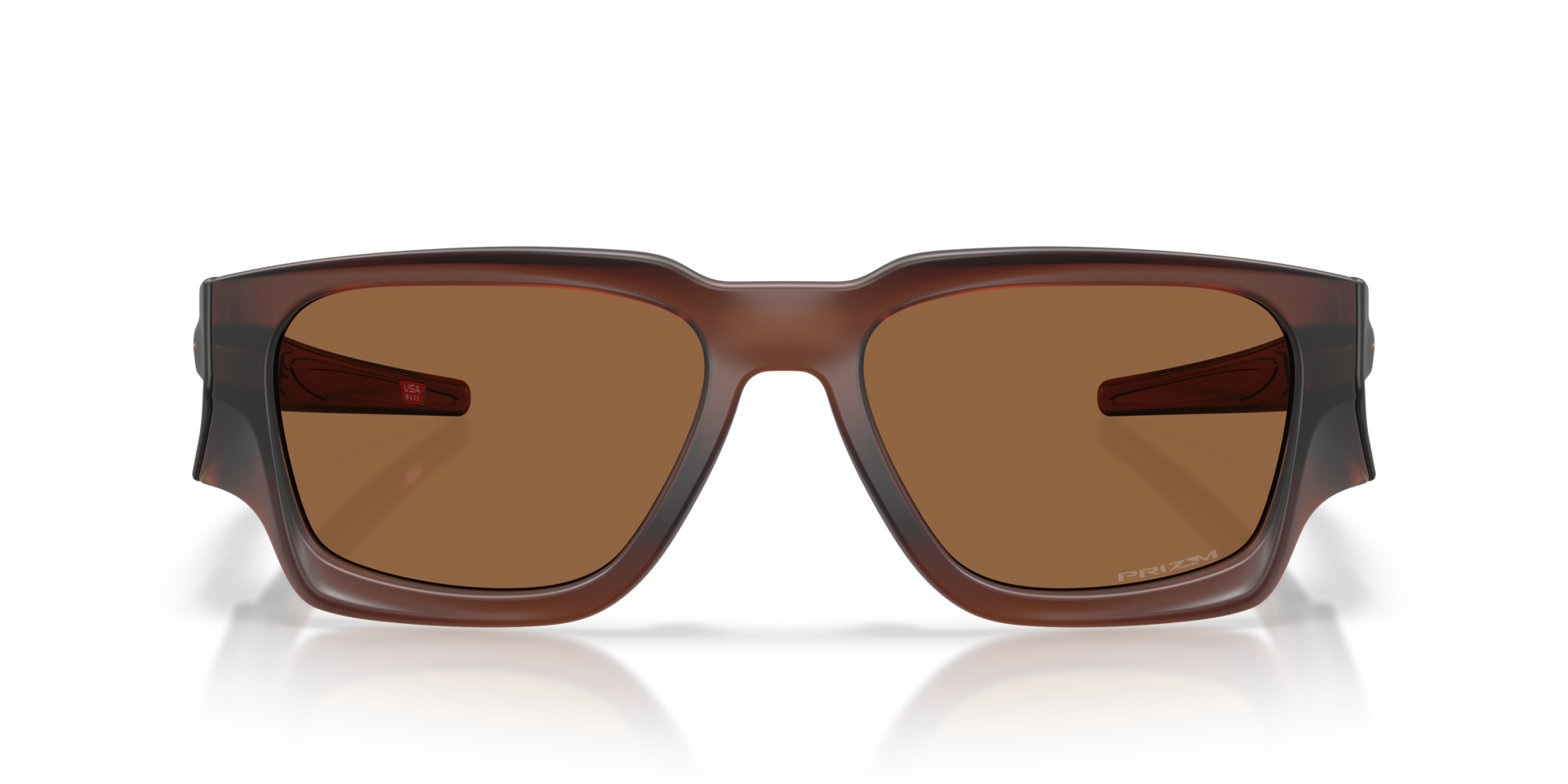 Instagator Matte Rootbeer KunststoffSunglass Frames von B24, Vorderansicht