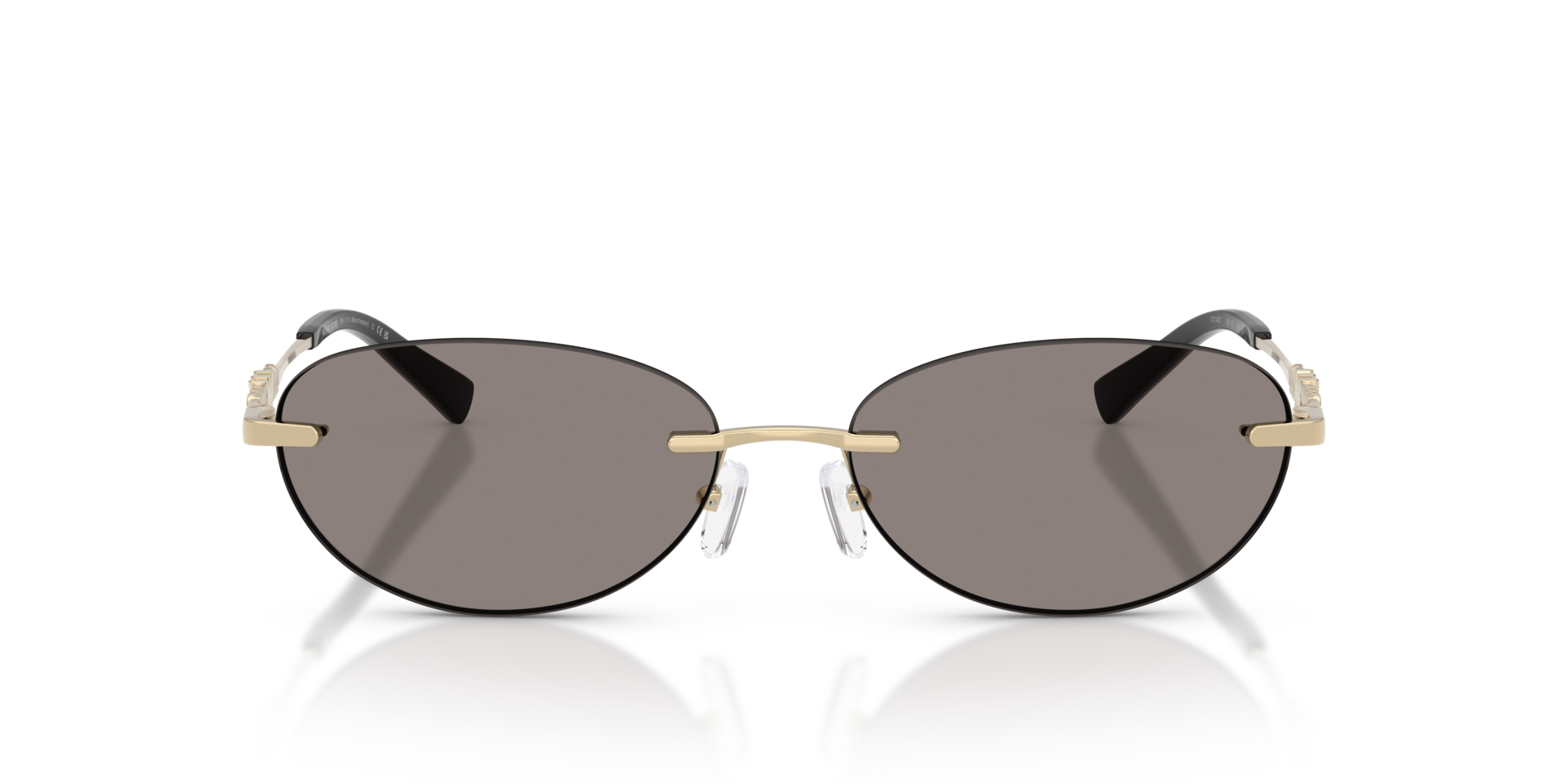 MK1151 Light Gold Shiny MetallSunglass Frames von B24, mit getönten Gläsern