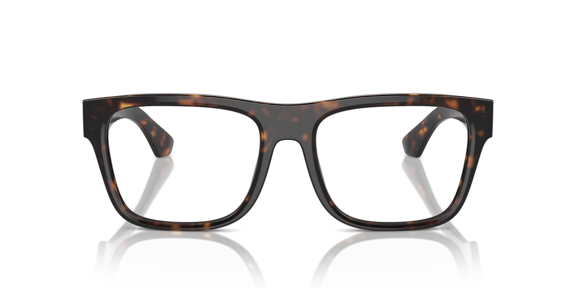 BE2411 Donker Havana AcetaatEyeglass Frames van B24, Vooraanzicht