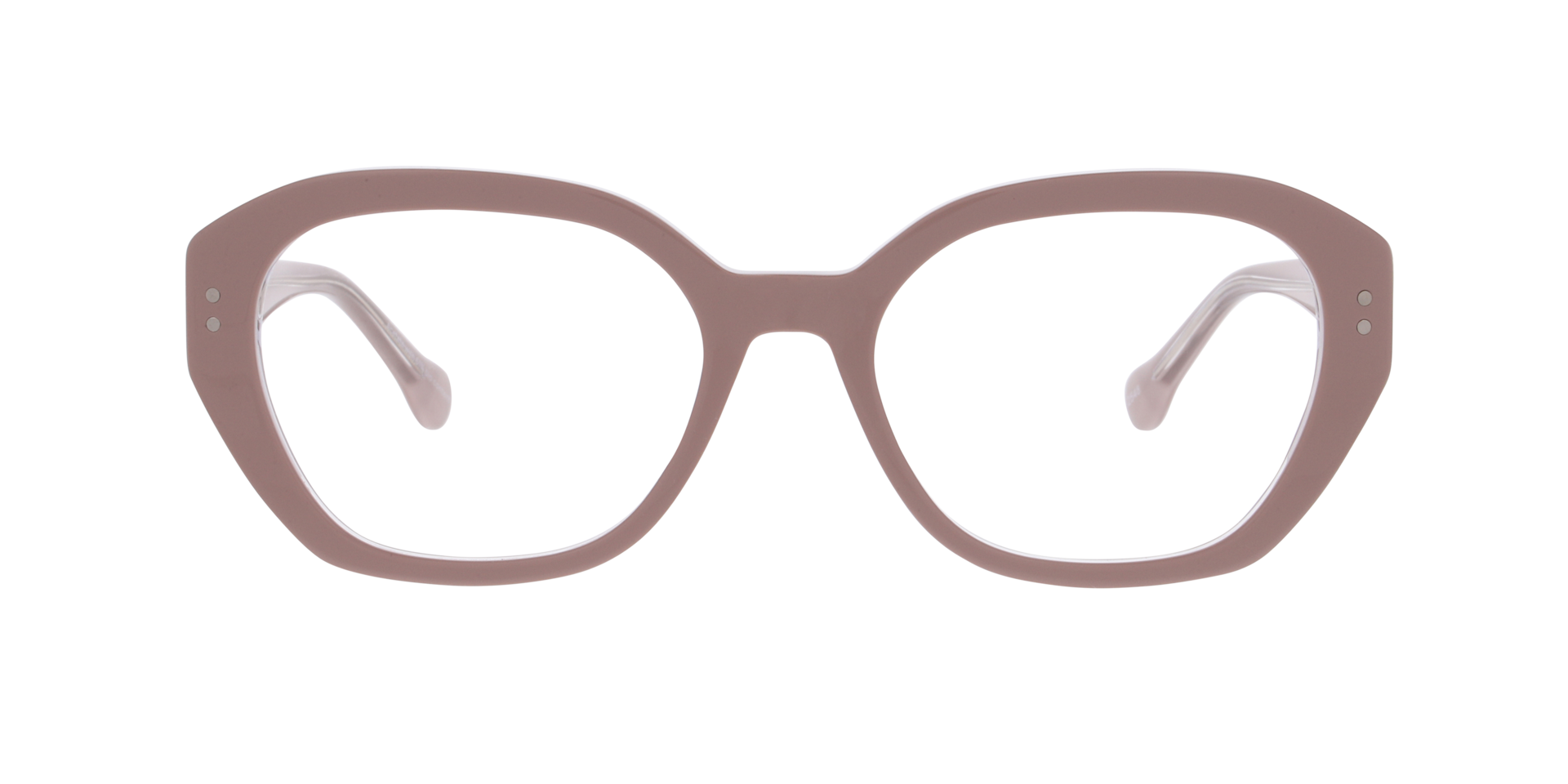 Bi Layer Nude/Crystal Larissa -  Acetate Brillen