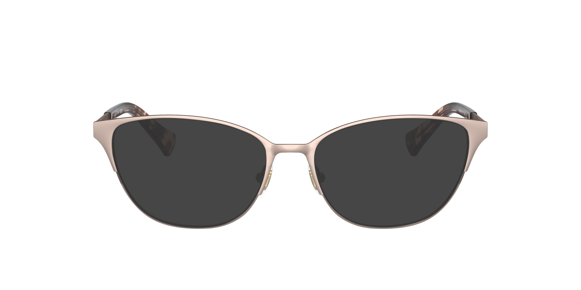RA6055 Glänzendes Rose Gold MetallEyeglass Frames von B24, mit getönten Gläsern