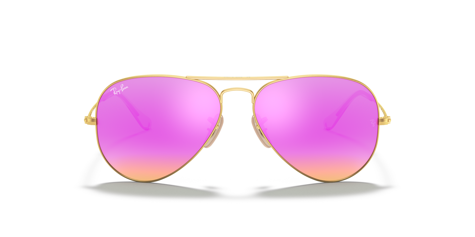 RB3025 Goud MetaalSunglass Frames van B24, Vooraanzicht