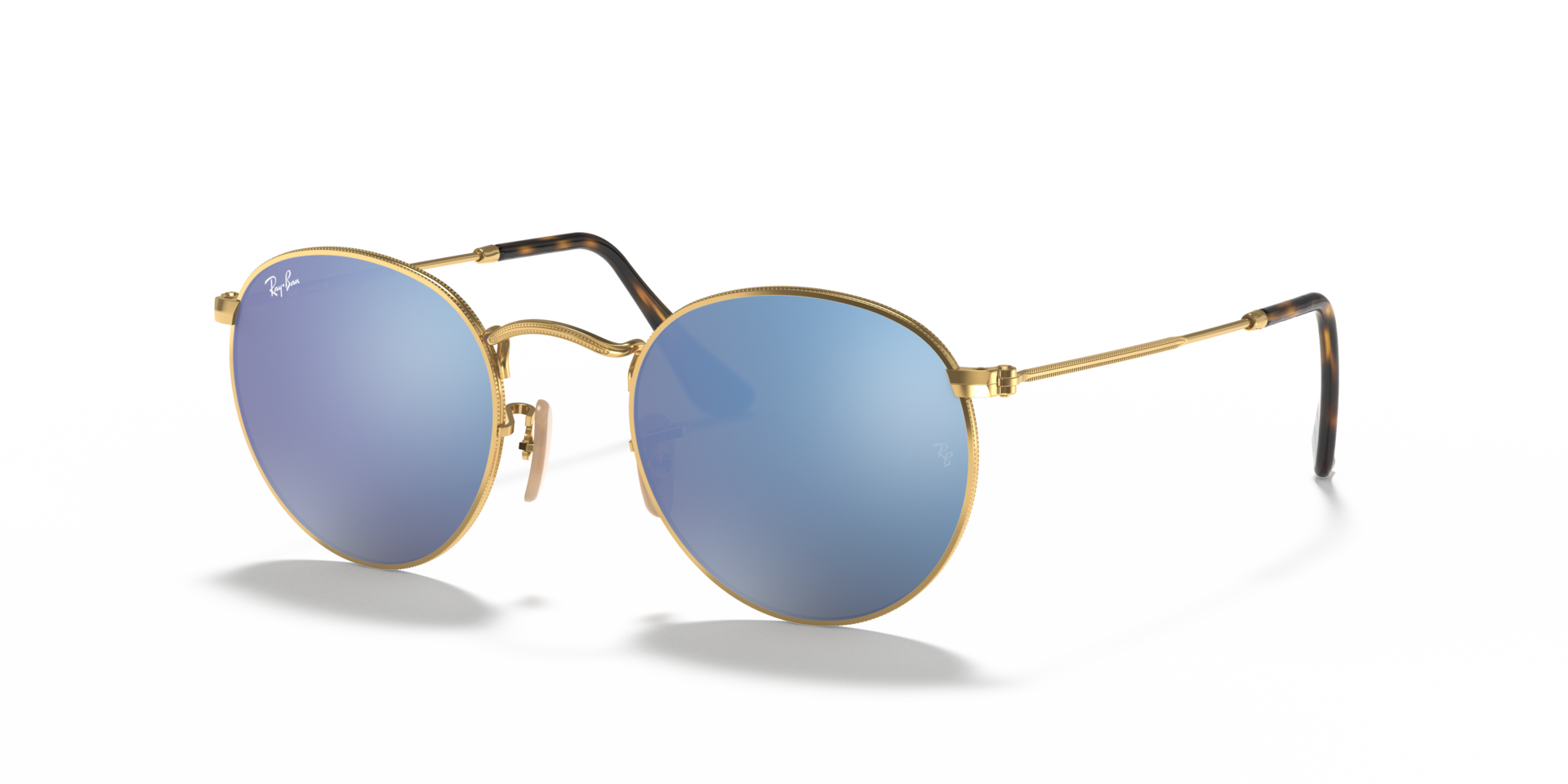 RB3447N Arista goud MetaalSunglass Frames van B24, Hoekweergave