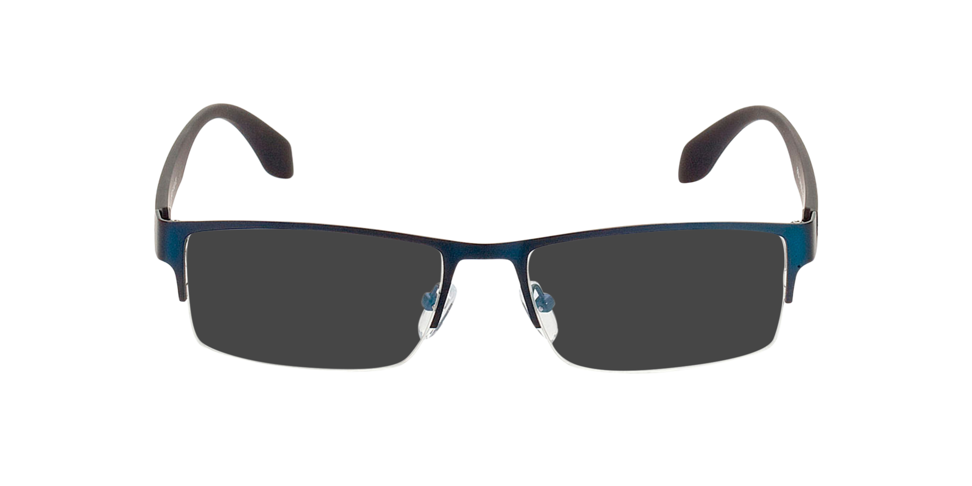Stanley Blau MetallEyeglass Frames von B24, mit getönten Gläsern