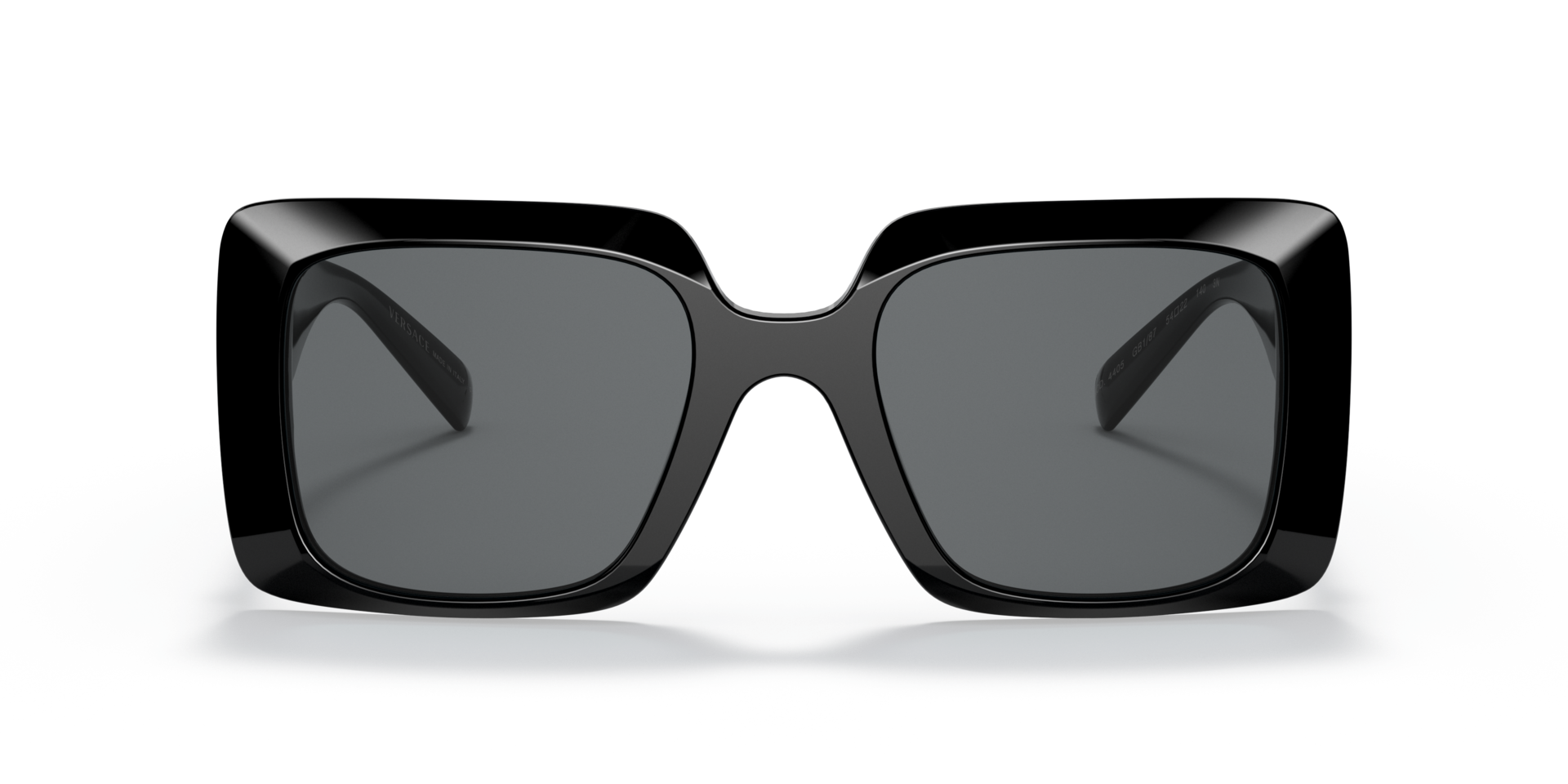 VE4405 Zwart AcetaatSunglass Frames van B24, Vooraanzicht